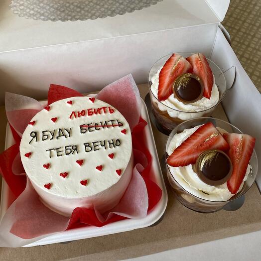 Set: pastel de Bento y trufas