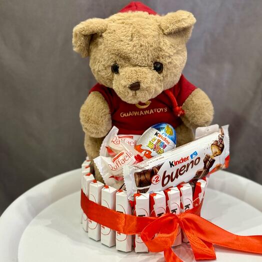 Soft toy with sweets (C0843)
