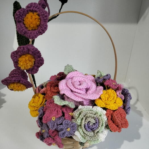 PİNK ROSE BASKET