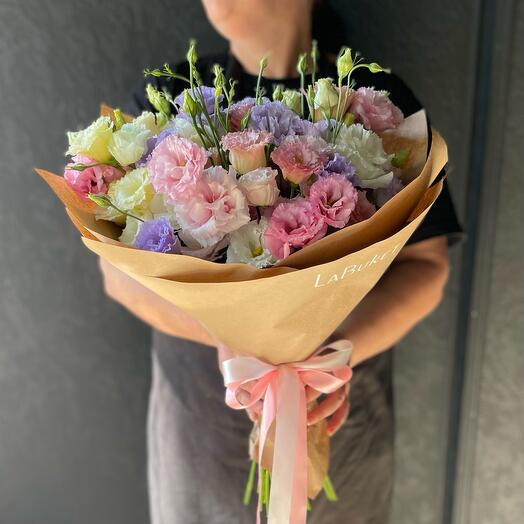 Воздушный букет из эустомы🌸046