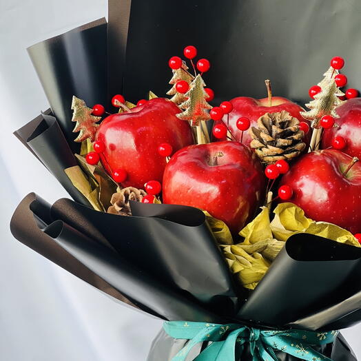 Christmas Theme Apple Bouquet