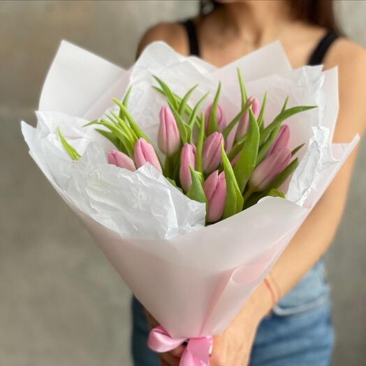 Букет из 15 Тюльпанов