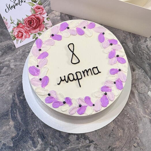 Бенто торт 12 см  на 8 марта