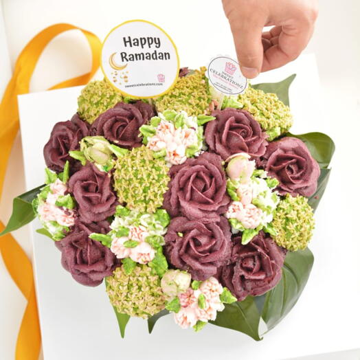 Ramadan Cupcake Bouquet Purple