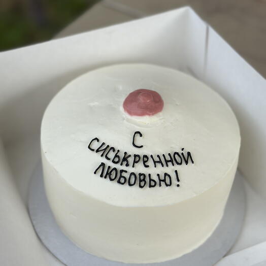 Бенто торт в форме груди