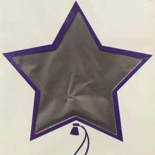 Globo de aluminio "estrella" en el surtido