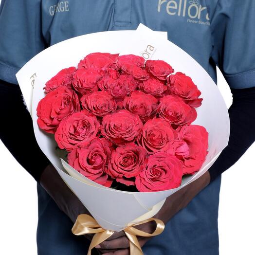 21 Red Roses  Bouquets