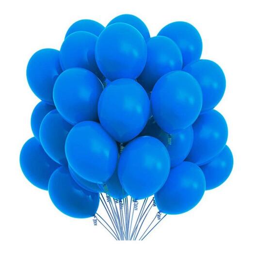 25 Blue Helium balloons