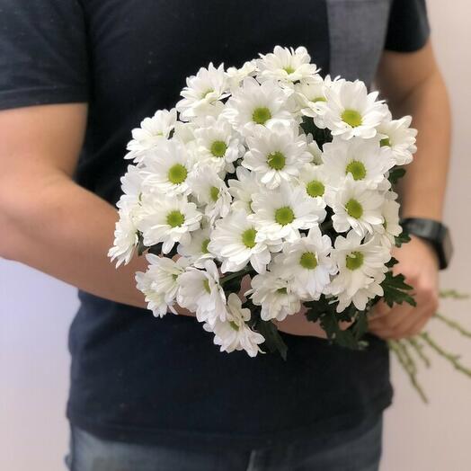 Букет из кустовых хризантем