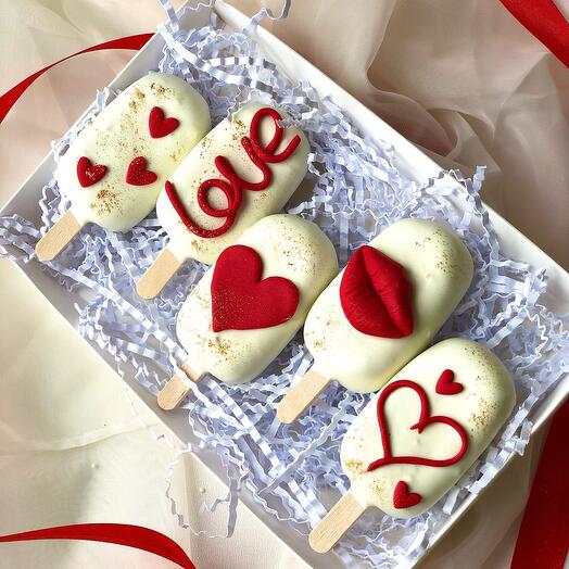 Cake pops "Love"