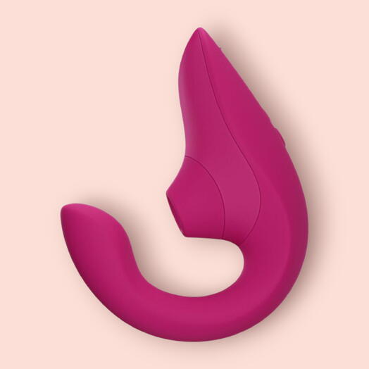 Womanizer Blend, стимулятор клитора и точки G, малиновый