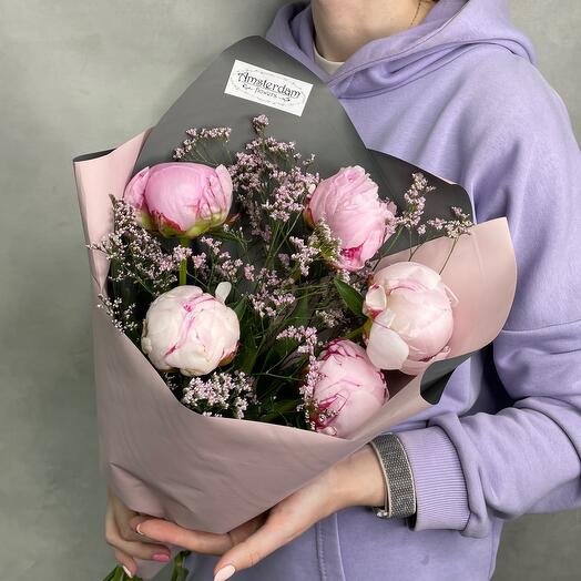 Delicate peonies