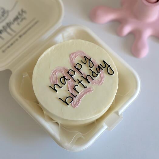 Бенто-торт happy birthday для девушки