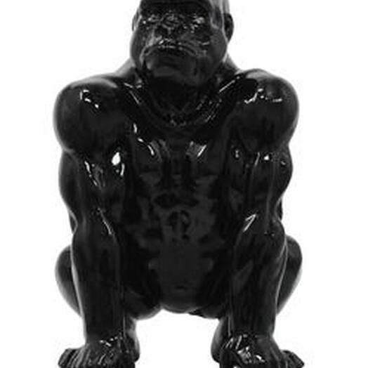 Statuette "Gorilla" 44,5 cm shiny-black