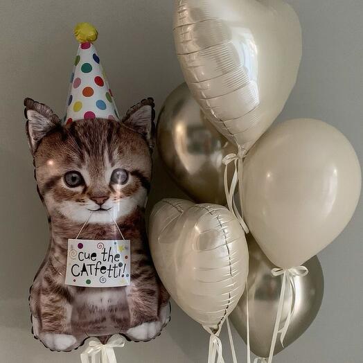 A set of balloons with pussy
