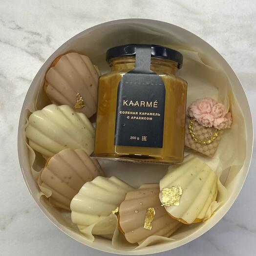 Мадлен + баночка карамели