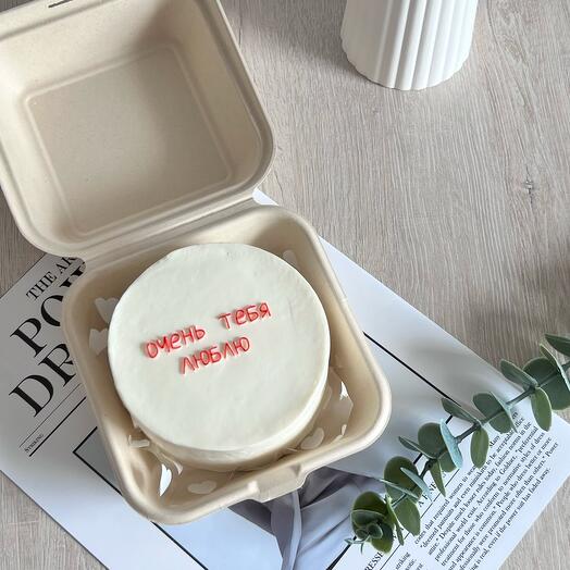Bento cake love you, bento cake to a loved one