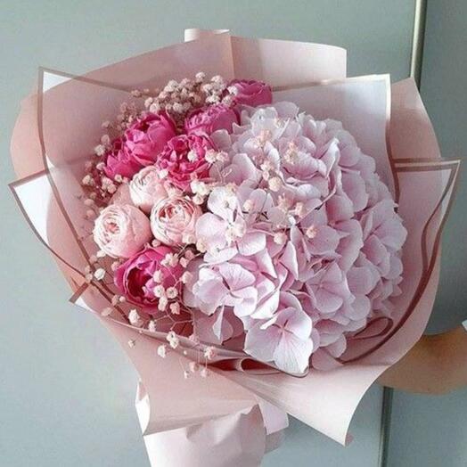 Нежная гортензия