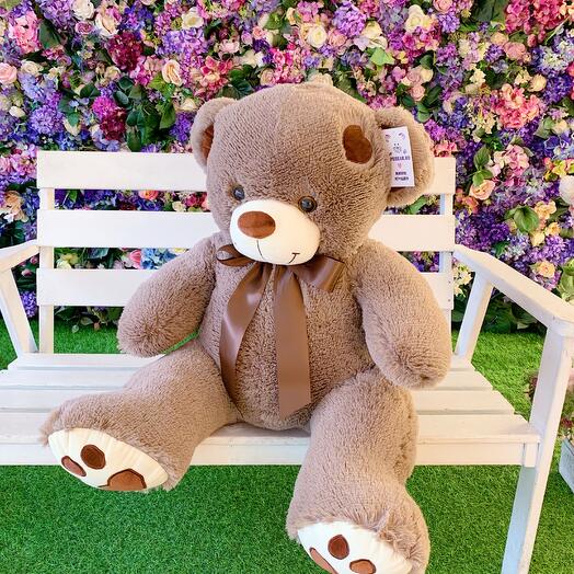Big teddy bear 110 cm coffee Tony