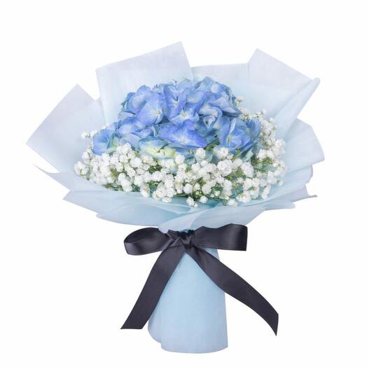 Blue Hydrangea Bouquet