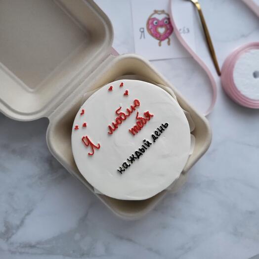 Бенто-торт Люблю тебя каждый день