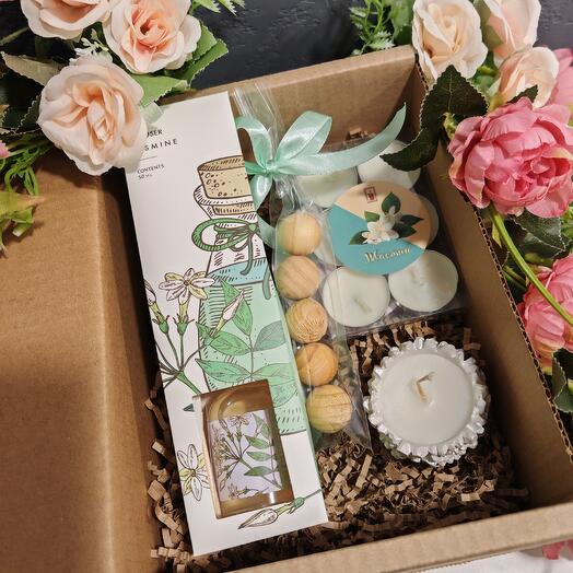 Подарочный набор "Home box" жасмин