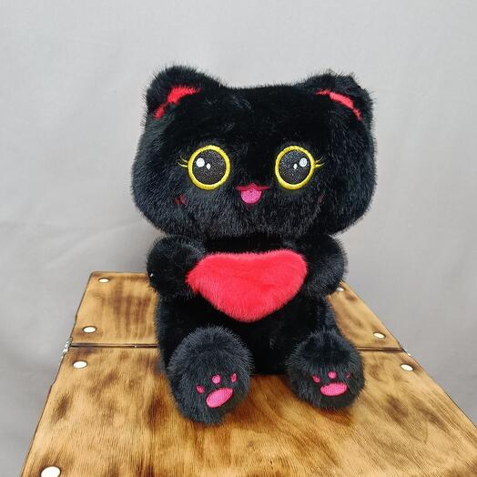 Котик с сердечком