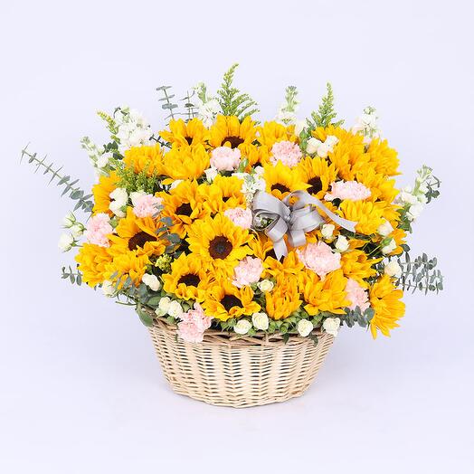 Sunshine Flower Basket