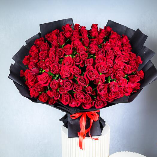 101 premium red rose-5499