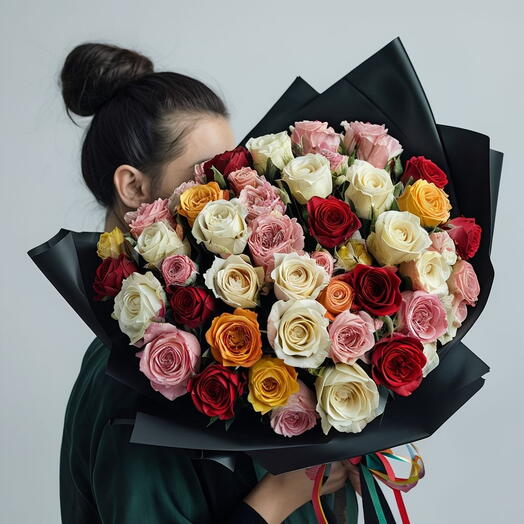 59 Vibrant Rose Bouquet