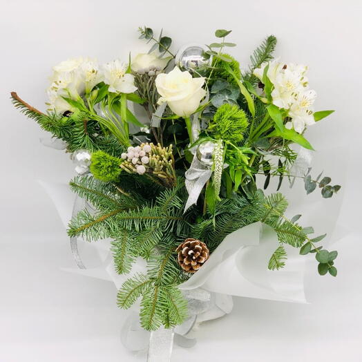 White Christmas bouquet