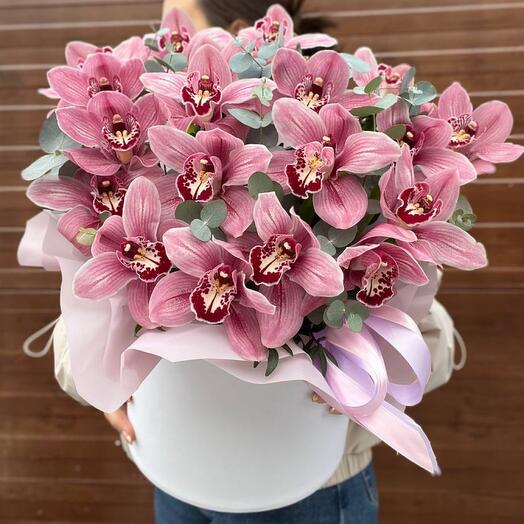 Caja de orquídeas