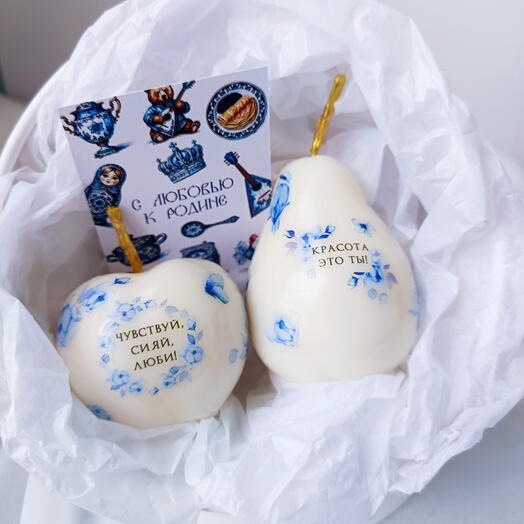 Подарочный набор, аромасвечей