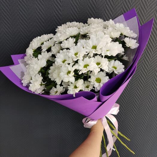 Большой букет ромашек 🌸 11 веток