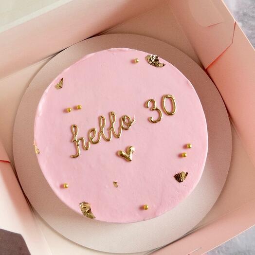 Бенто-торт «Hello 30»