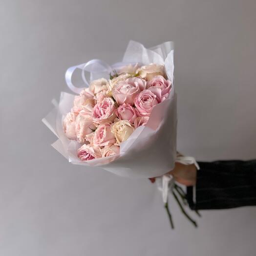 Ramo de 5 rosas de arbusto en forma de peonía FAE Kiss
