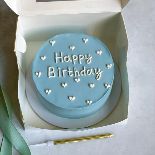 Бенто торт Happy Birthday, в подарок на день рождения