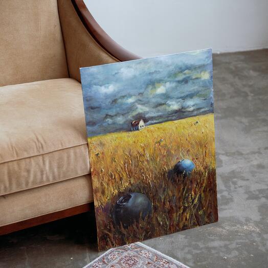 Картина "Черника" - масло (данная работа продана)