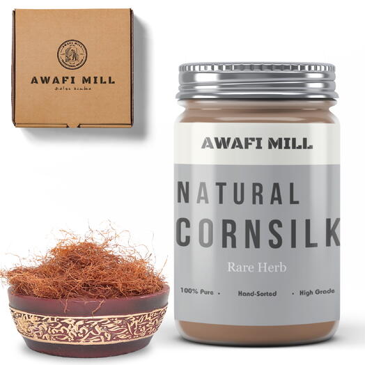 AWAFI MILL Dry Corn Silk | Zea mays| Malabar tamarind Whole- Bottle of 100 Gram