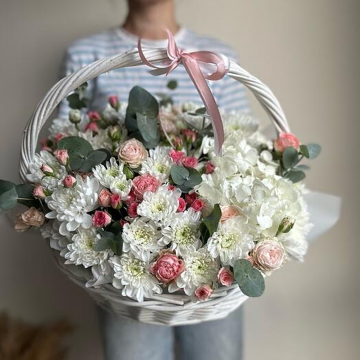 Корзина с цветами