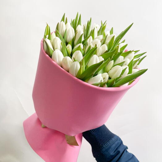 Tulipanes blancos. 51 tulipán blanco