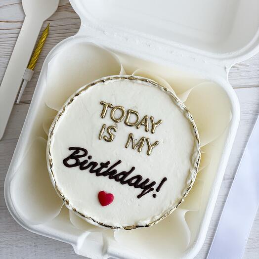 Бенто тортик «today is my birthday