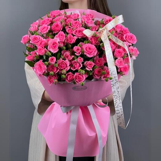 Цветы Букет Art Flowers 11 нежных спрей роз