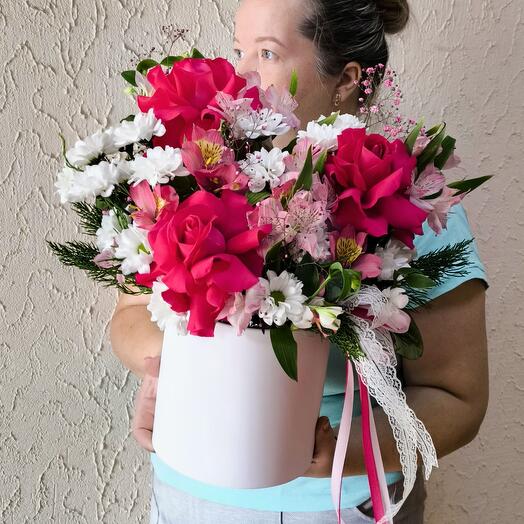 💓 Цветы в коробке