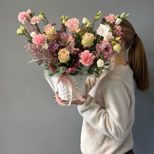 Корзина с цветами «Мечта»