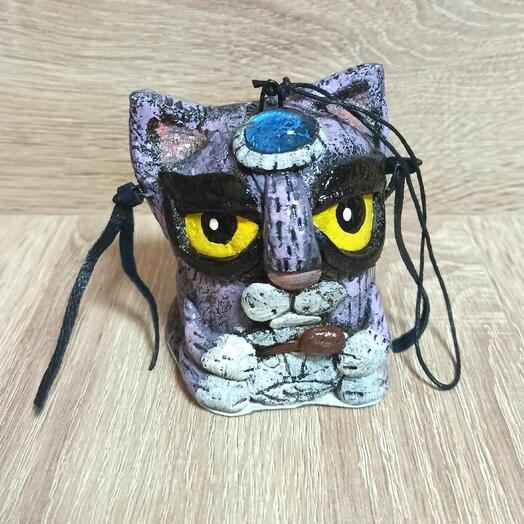 Игрушка гремелка Кот шаман