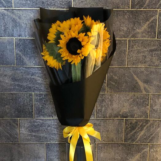 Bouquet sunflower