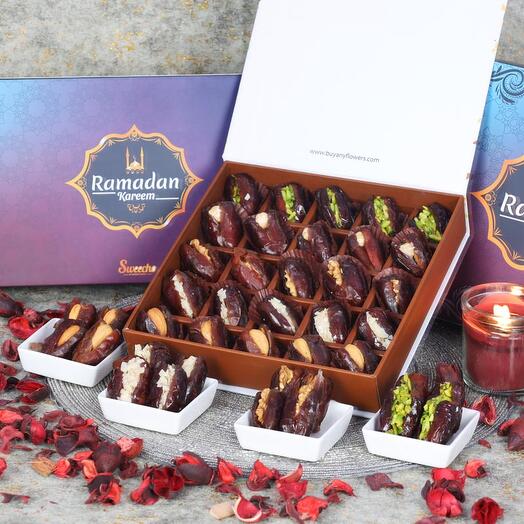Ramadan Stuffed Dates By Sweecho 25 Pcs Blue