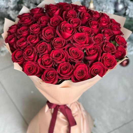 51 Red Roses 70 Cm