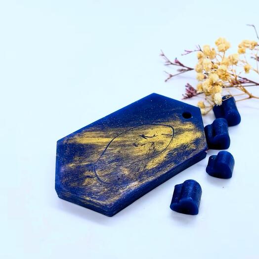 Набор темно-синего Аромасаше из пчелиного воска